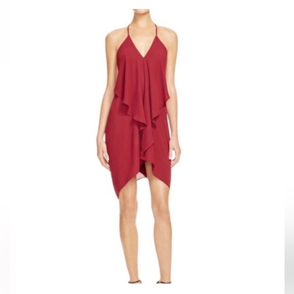 Satin Drape Dress by Olivaceous size L